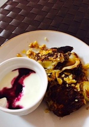 簡単パンケーキみたいな♪フルーツオムレツ-レシピのメイン写真