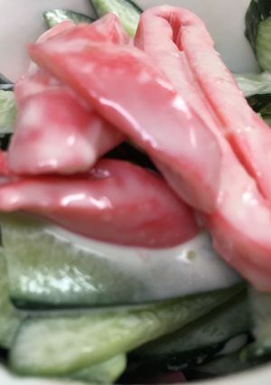 ピンクいかすサラダ-レシピのメイン写真