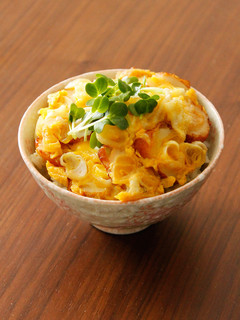 ちくわ・油揚げ・ねぎの卵とじ丼-レシピのメイン写真