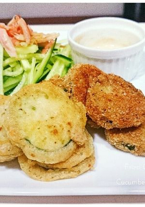 きゅうりを揚げる。フライドキューカンバー-レシピのメイン写真