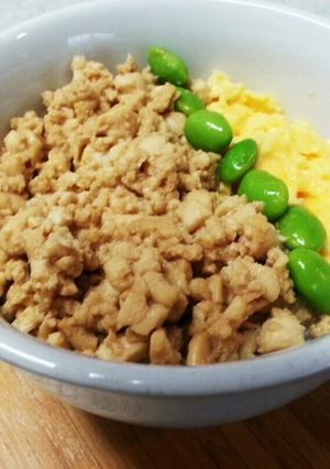 節約ランチ丼~お肉みたいな豆腐そぼろ丼-レシピのメイン写真