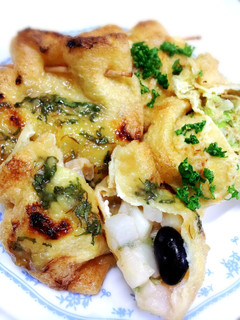 油揚げでキムチと長芋の大葉みそ巾着-レシピのメイン写真