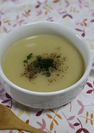 ライスミルクで☆じゃが芋の冷製スープ♪-レシピのメイン写真
