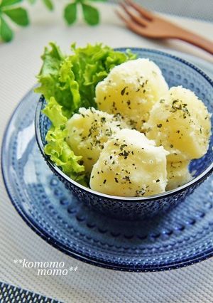 バジルチーズ風味 ♥粉ふきいも♥-レシピのメイン写真