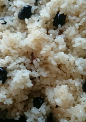 簡単 黒豆でおこわ-レシピのメイン写真