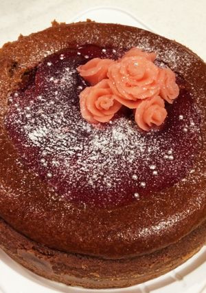 混ぜて焼くだけ☆チョコチーズケーキ-レシピのメイン写真