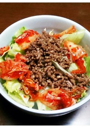 簡単♪スパイシームチムチ丼-レシピのメイン写真