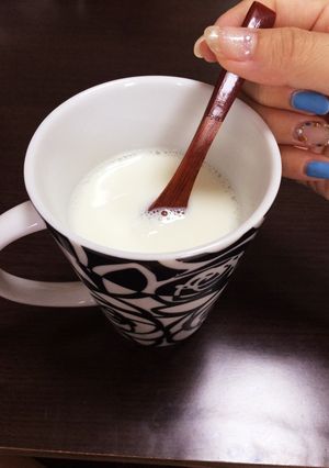 美肌に!酒粕はちみつミルク!-レシピのメイン写真