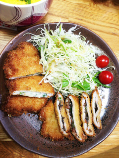 梅肉サンドカツとチーズサンドカツ-レシピのメイン写真