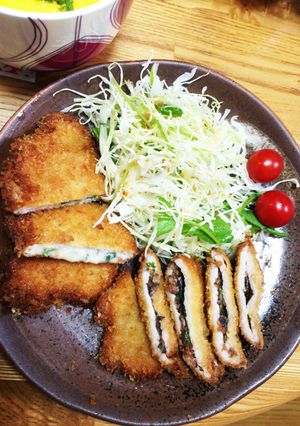 梅肉サンドカツとチーズサンドカツ-レシピのメイン写真