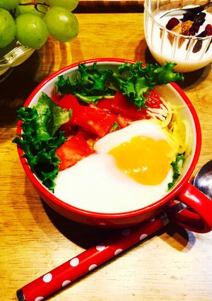 簡単バランス朝食 ナットウライス-レシピのメイン写真