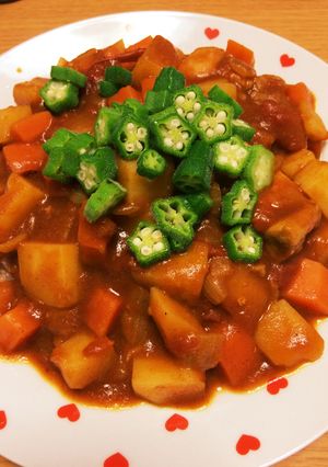 夏にもピッタリ！チキントマトカレー-レシピのメイン写真