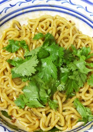 パクチー油そば☆香菜の香りがたまらない！-レシピのメイン写真