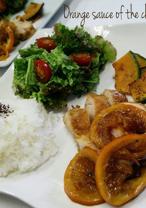 鶏肉のオレンジ煮-レシピのメイン写真