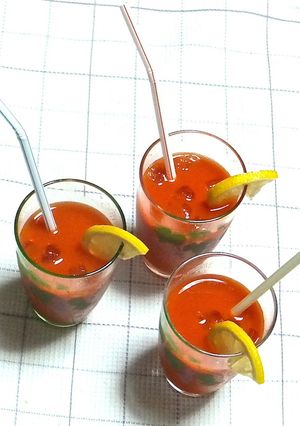 夏向き，サワー野菜ジュース-レシピのメイン写真