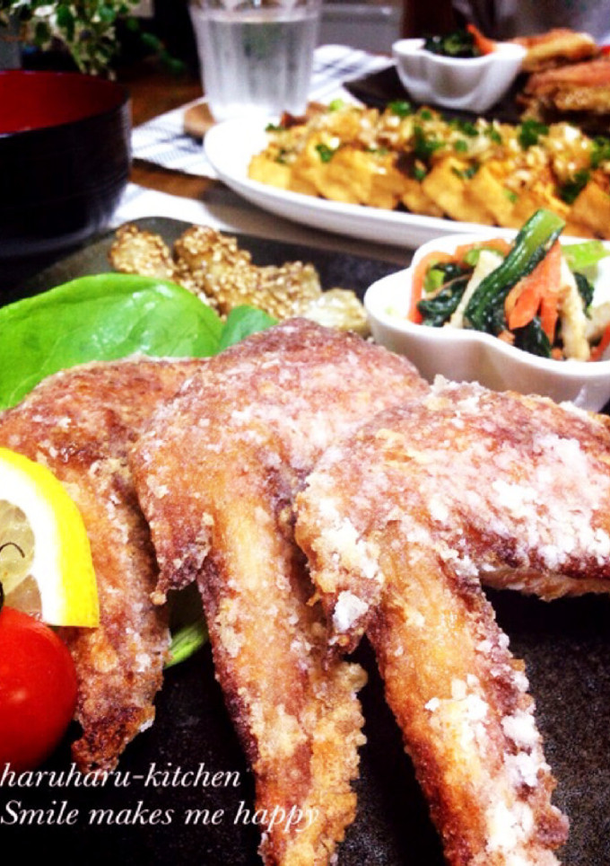 手羽先の塩から揚げ♪-レシピのメイン写真