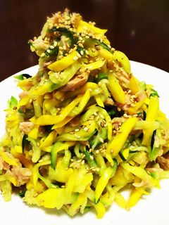 フレッシュもおいしい☆ズッキーニのサラダ-レシピのメイン写真