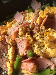 ふわ♪ツヤ♪卵とアスパラの中華炒め-レシピのメイン写真
