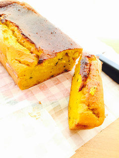 豆腐でもっちりかぼちゃパウンドケーキ-レシピのメイン写真