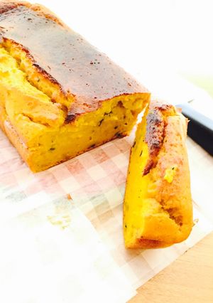 豆腐でもっちりかぼちゃパウンドケーキ-レシピのメイン写真