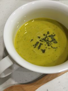 鍋不要!豆腐とかぼちゃの冷製スープ-レシピのメイン写真