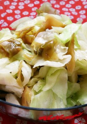暑い夏に！キャベツのザーサイ和え-レシピのメイン写真