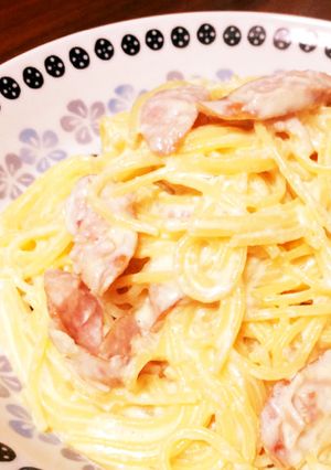 牛乳のカルボナーラ♡こくがあって美味しい-レシピのメイン写真