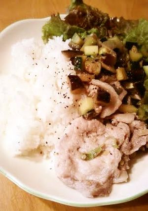 夏野菜de＊ワンプレートしょうが焼き-レシピのメイン写真