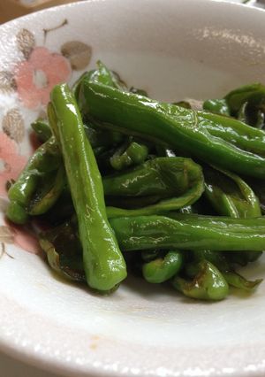 ししとうのごま油炒め-レシピのメイン写真