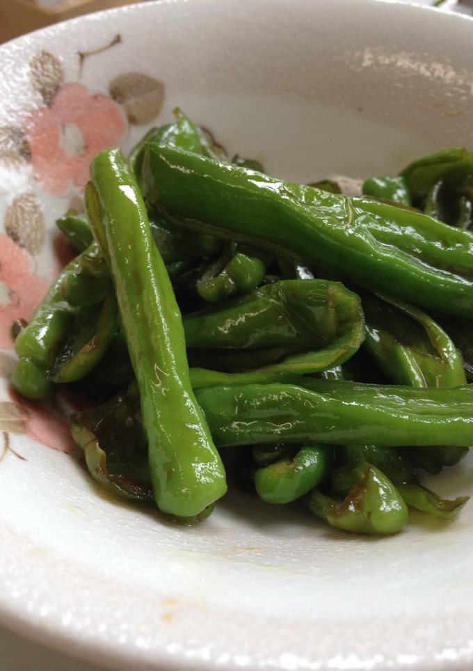 ししとうのごま油炒め-レシピのメイン写真