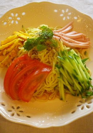 青じそ入り冷やし中華-レシピのメイン写真