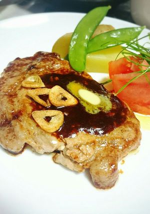 簡単すぎる豚肉のステーキ(トンテキ)-レシピのメイン写真