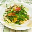 トマトで爽やか★ ニラ豚玉