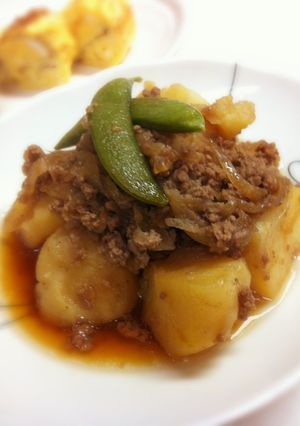 そぼろ肉じゃが-レシピのメイン写真