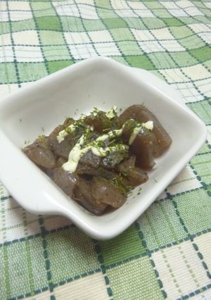 ヘルシー❤　こんにゃくのソース炒め-レシピのメイン写真