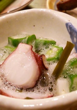タコ･オクラ･ヤマイモをワサビでドーン！-レシピのメイン写真