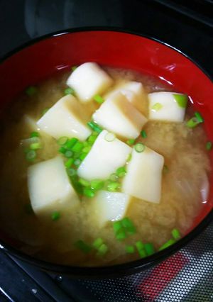 朝食に❗はんぺんと玉ねぎのお味噌汁-レシピのメイン写真