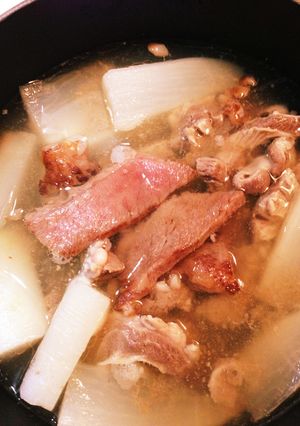 コラーゲンたっぷり！豚ハラミ スープ-レシピのメイン写真