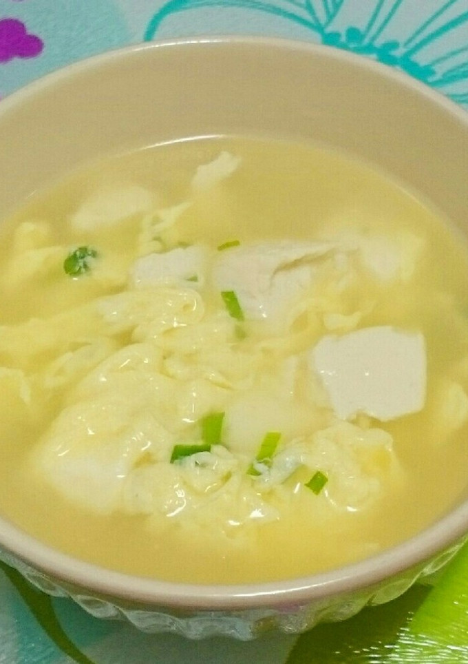 ほっこり♡くずし豆腐と卵のスープ-レシピのメイン写真