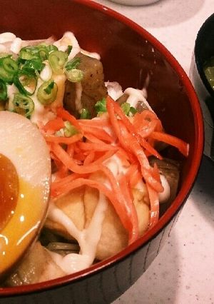 コンニャクでかさ増し！鶏マヨ丼-レシピのメイン写真