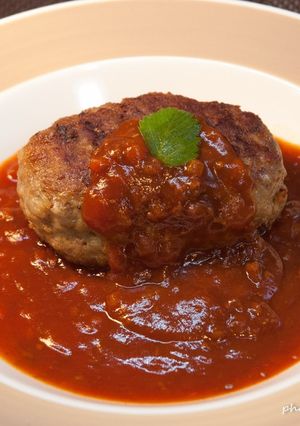やさしいチーズインハンバーグの作り方-レシピのメイン写真