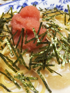 簡単!たらこ(明太子)スープパスタ-レシピのメイン写真