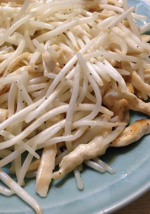 鶏胸肉ともやしの炒め物-レシピのメイン写真