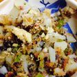 じゃが芋とナスとピーマンの梅干し炒め