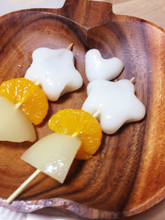 七夕の白玉お菓子-レシピのメイン写真