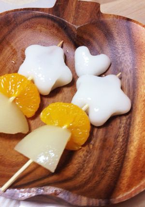 七夕の白玉お菓子-レシピのメイン写真