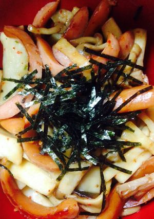 きのことウインナーのだし醤油炒め-レシピのメイン写真