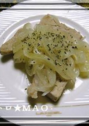 豚と玉ネギの酒蒸し-レシピのメイン写真