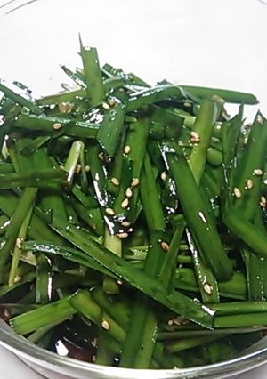 やみつきになるニラ胡麻醤油-レシピのメイン写真