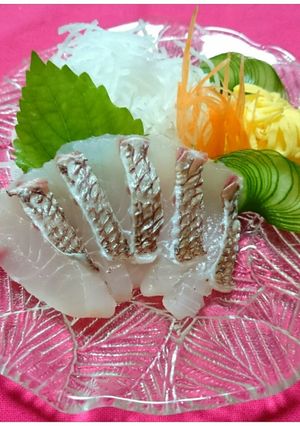 魚料理★真鯛のお刺身〜湯引きの仕方-レシピのメイン写真